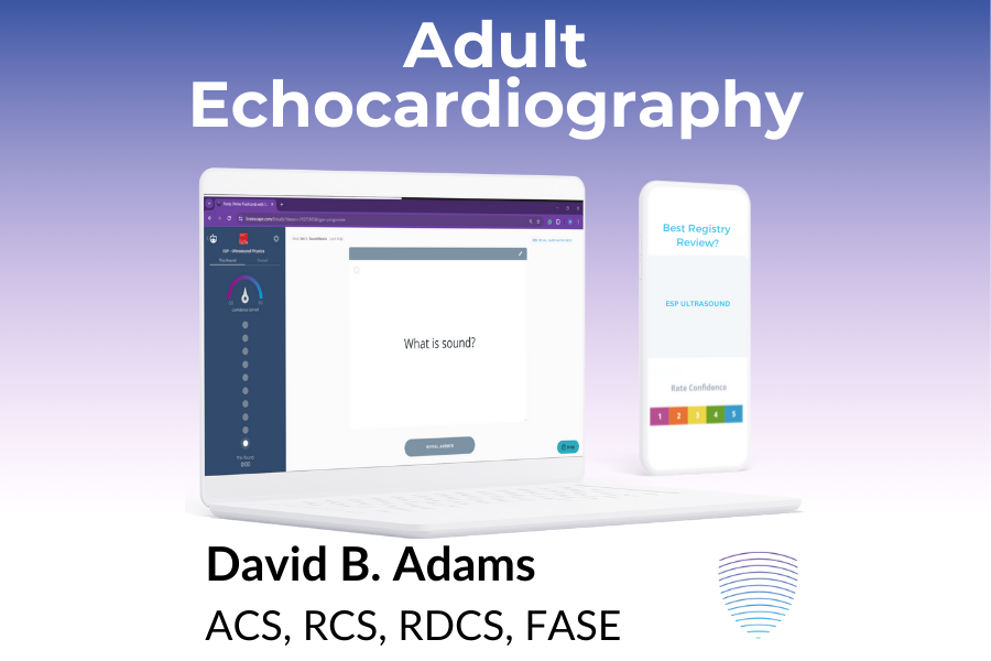 Adult Echocardiography Digital Quiz cards